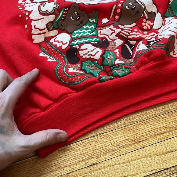 Vintage Santa Crewneck / Medium / AOP / 90s - Picture 6 of 8
